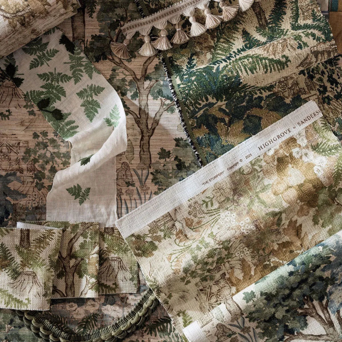 Stumpery Tapestry Fabric - Sanderson