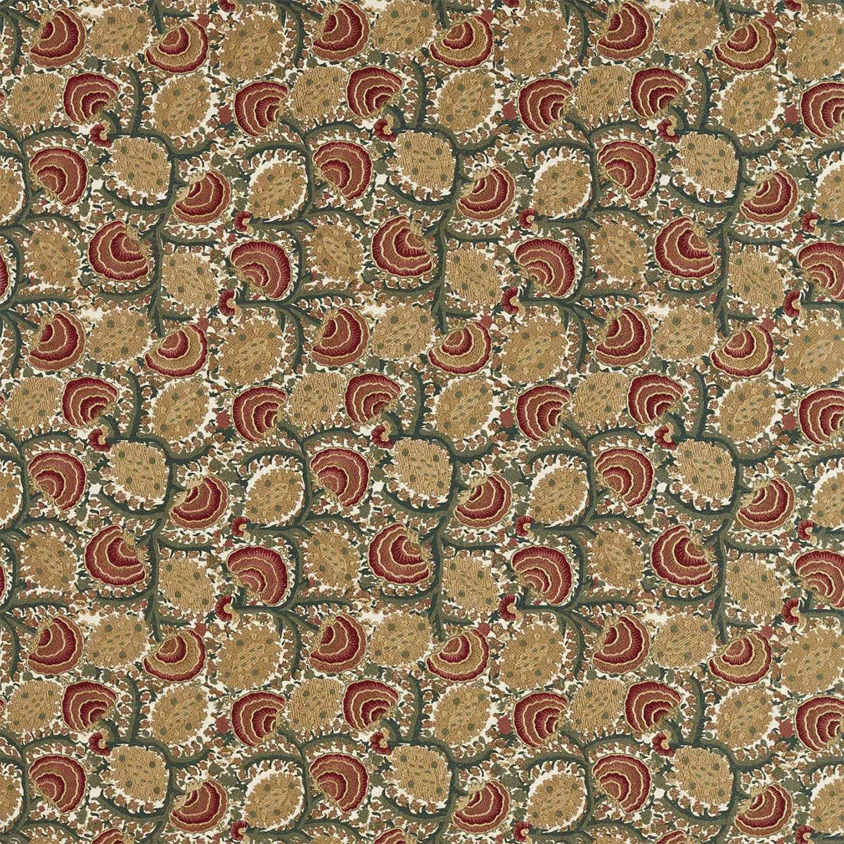 Suzani Archive Embroidery Fabric - Zoffany