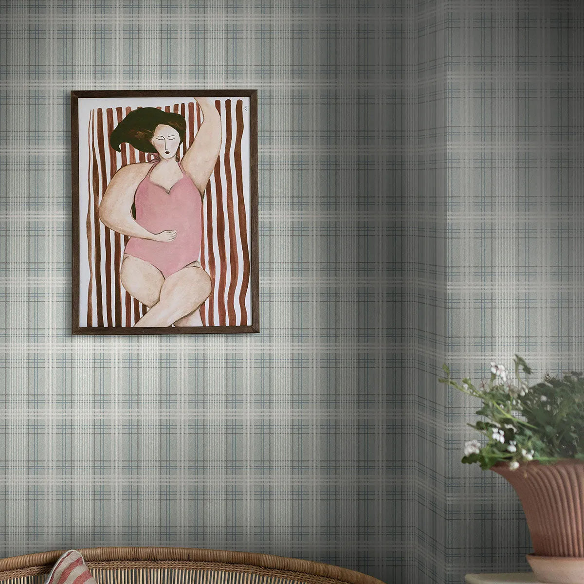 Tailor's Tweed Wallpaper - Borastapeter