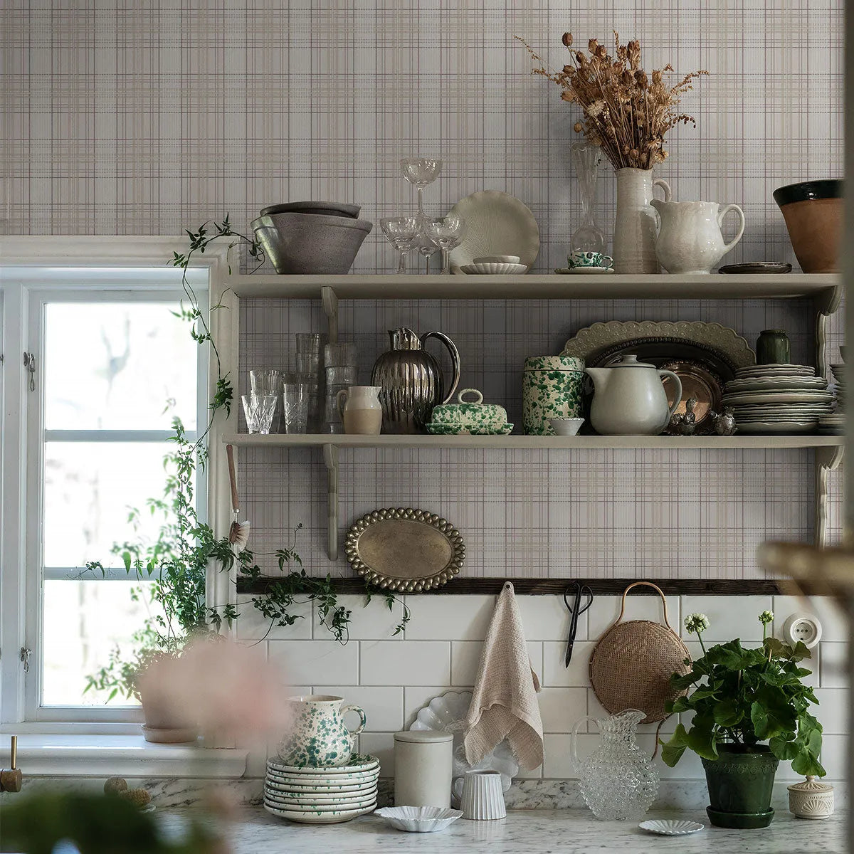 Tailor's Tweed Wallpaper - Borastapeter