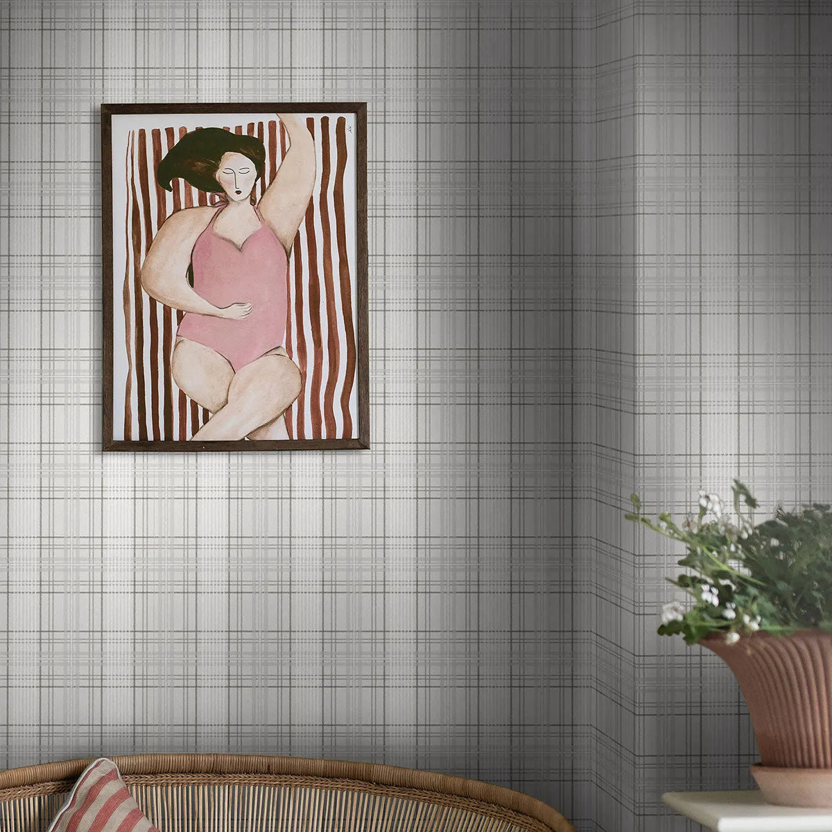 Tailor's Tweed Wallpaper - Borastapeter