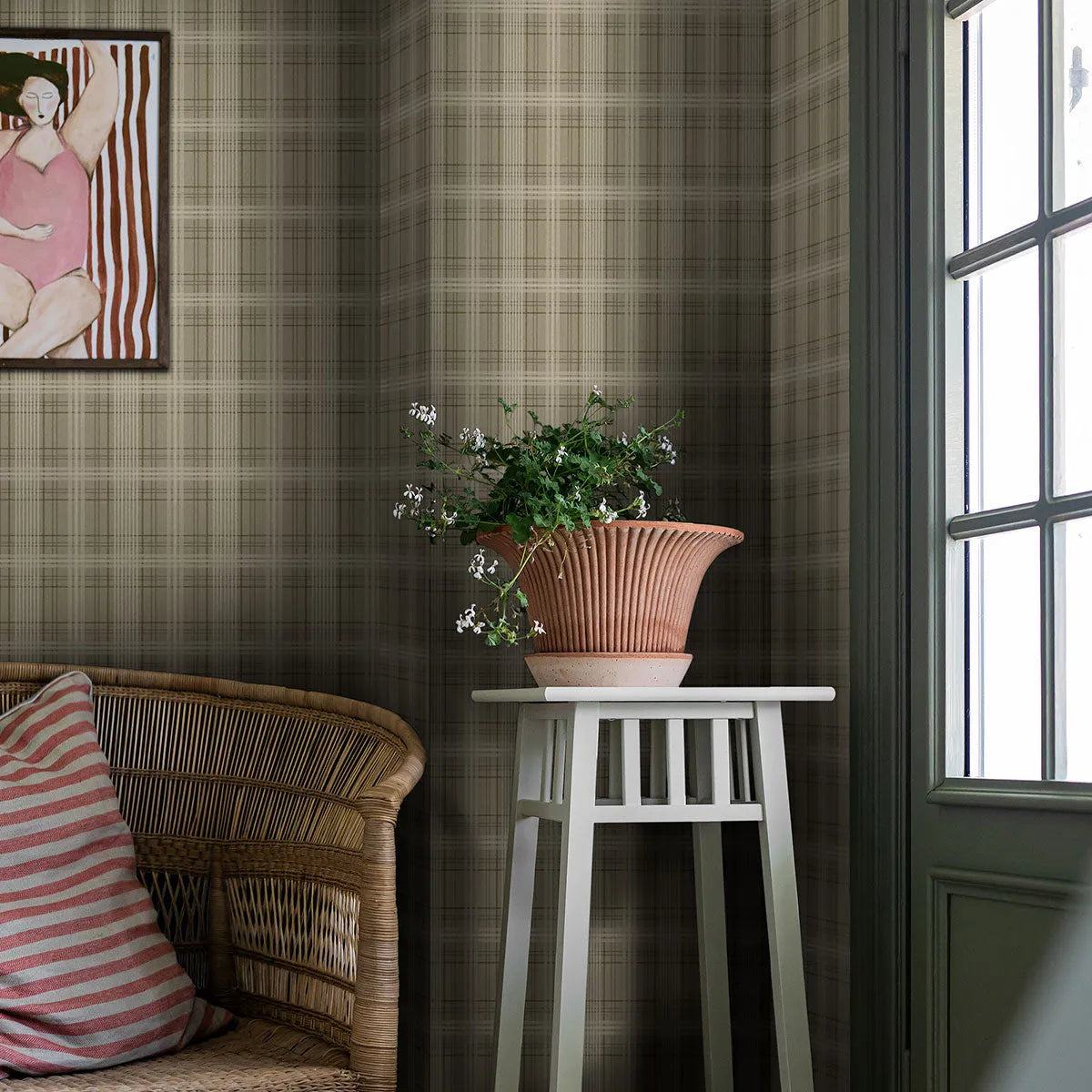 Tailor's Tweed Wallpaper - Borastapeter