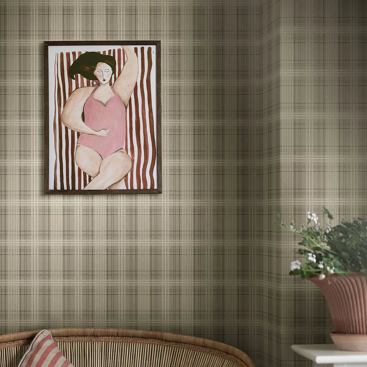 Tailor's Tweed Wallpaper - Borastapeter