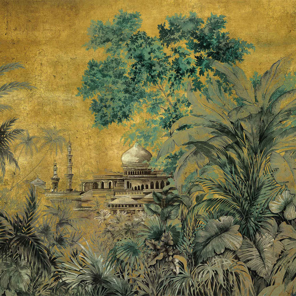 Taj Mahal Mural Wallpaper - Coordonne