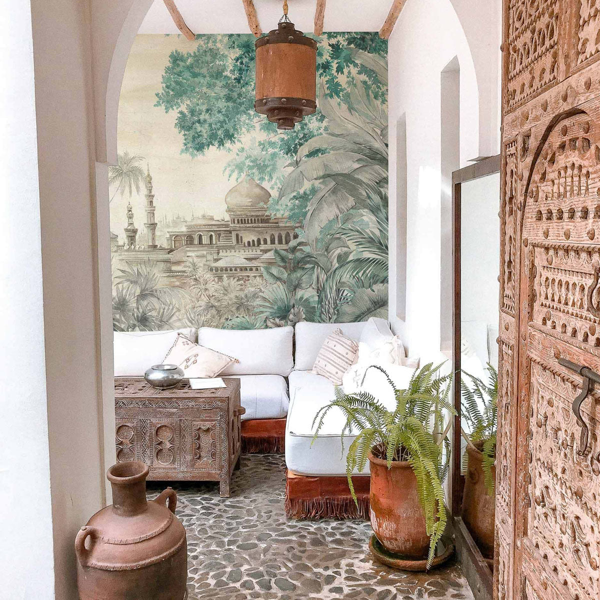 Taj Mahal Mural Wallpaper - Coordonne