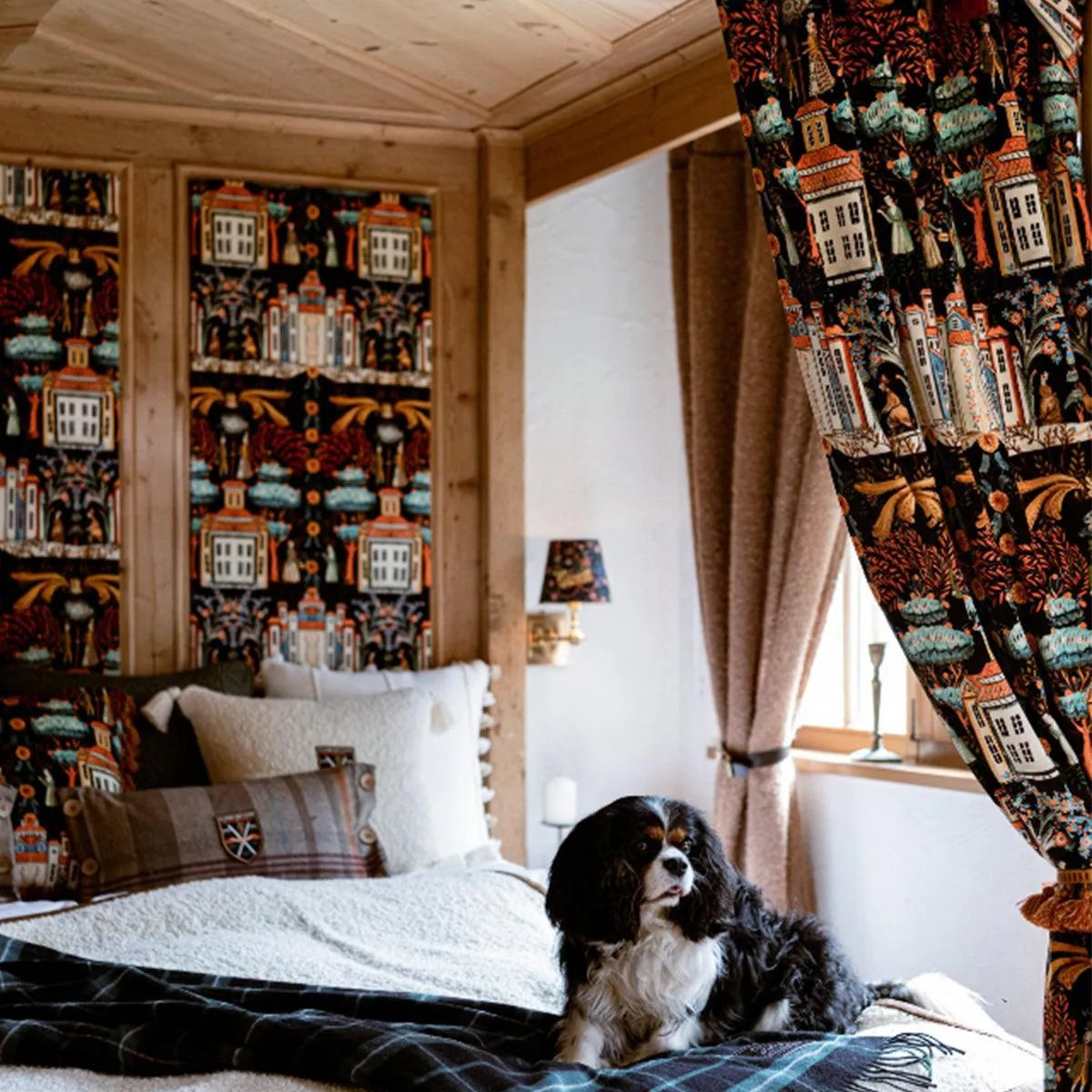 Tales of Tyrol Velvet Fabric - Mind The Gap