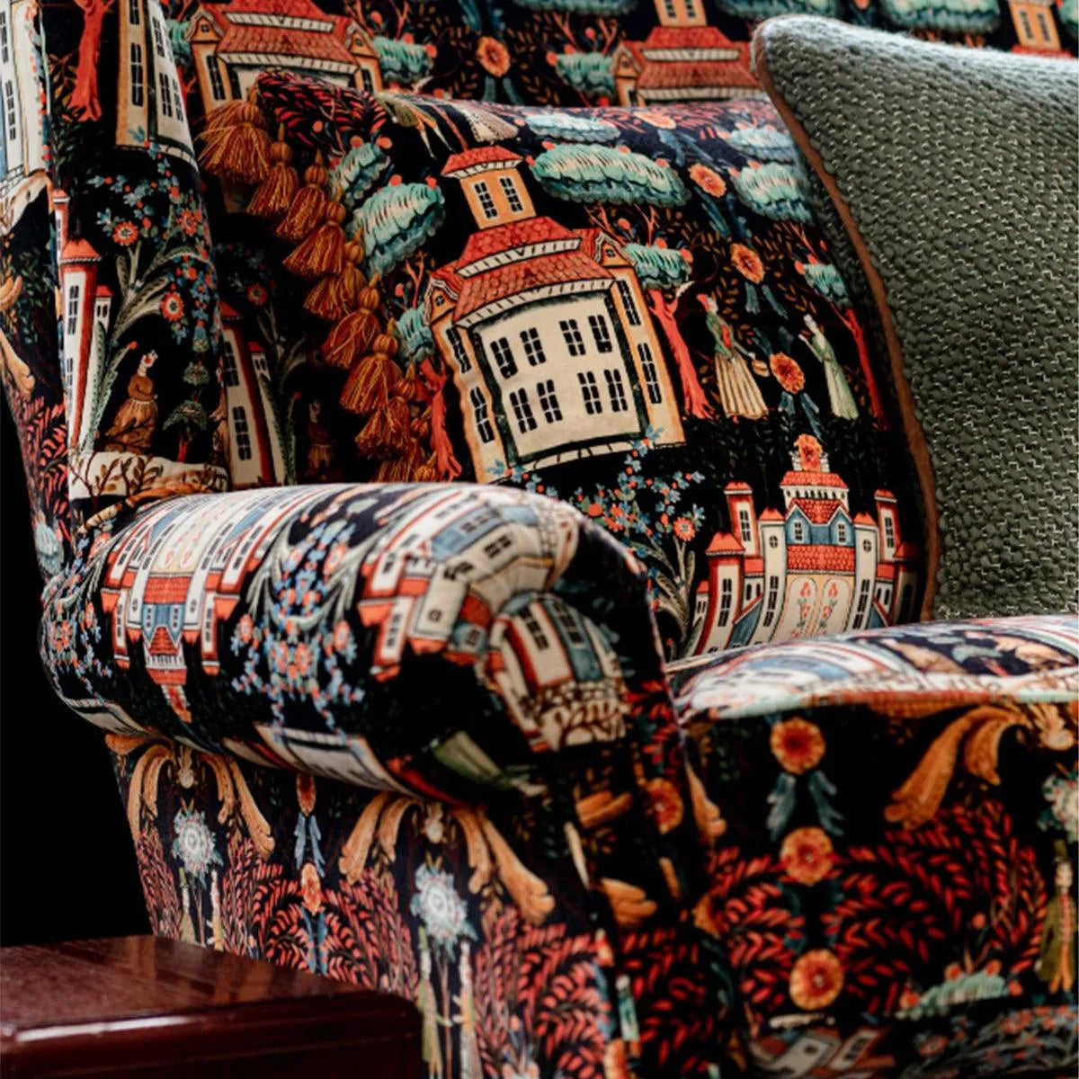 Tales of Tyrol Velvet Fabric - Mind The Gap