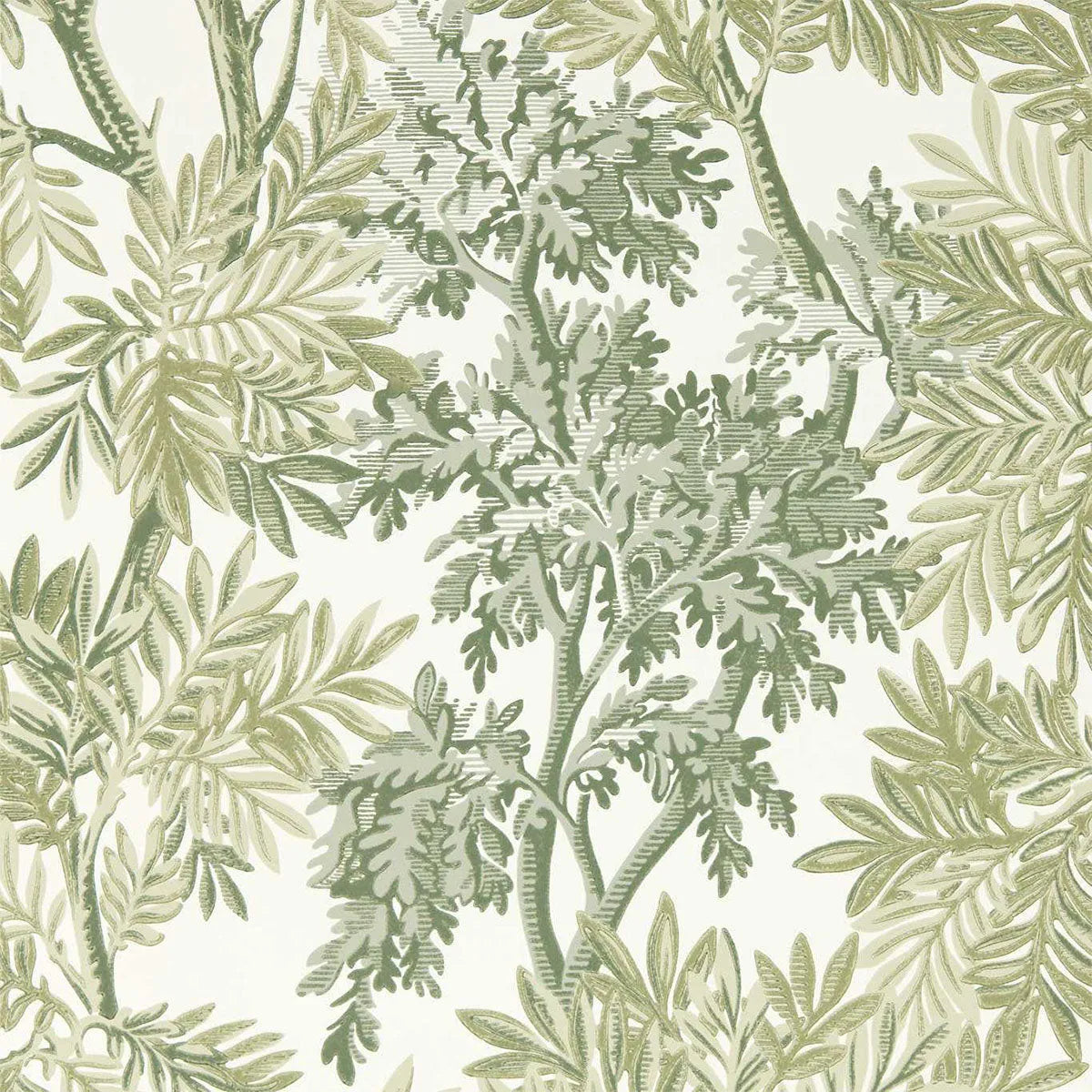 Tapestry Trees Wallpaper - Sanderson