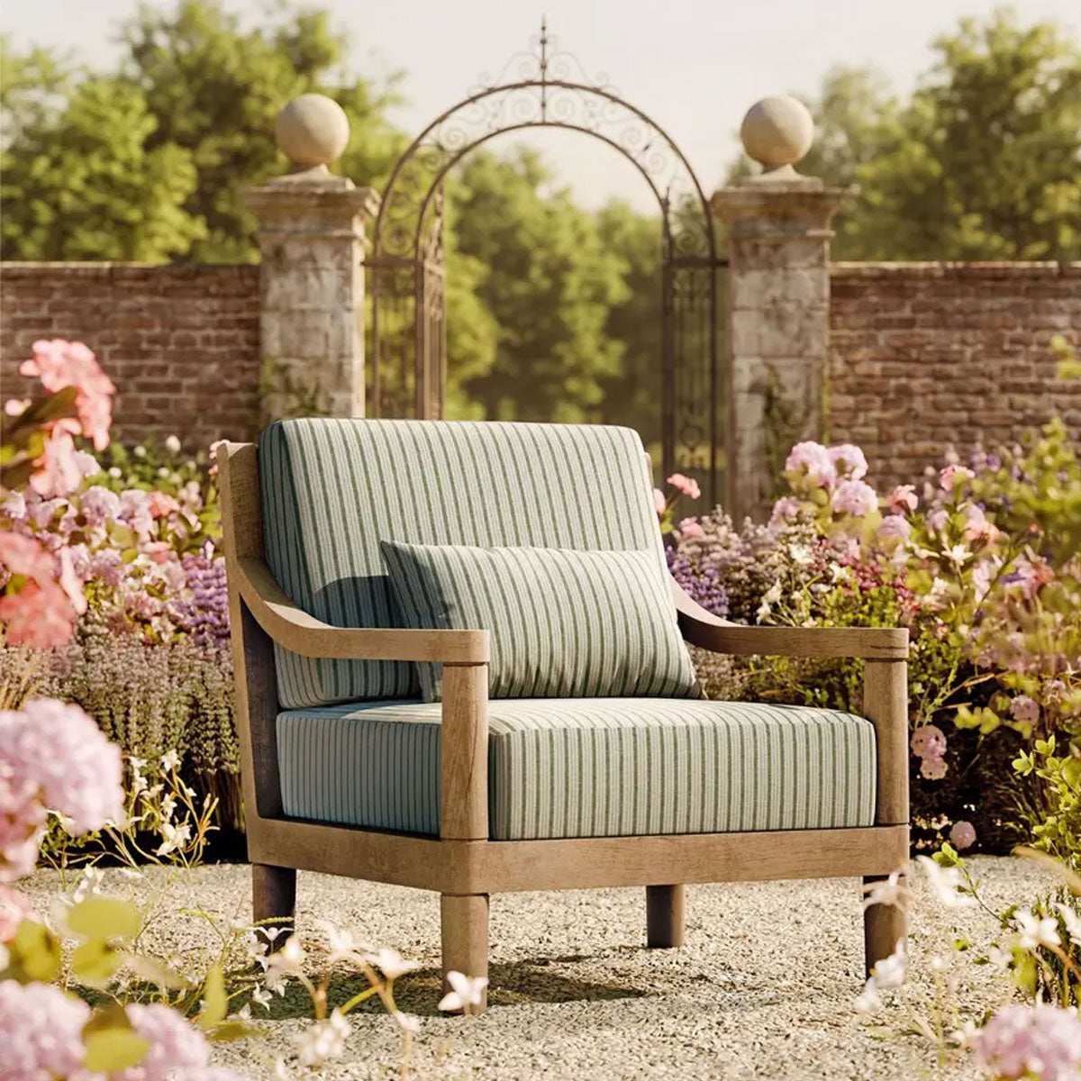 Tetbury Stripe Outdoor Fabric - Sanderson