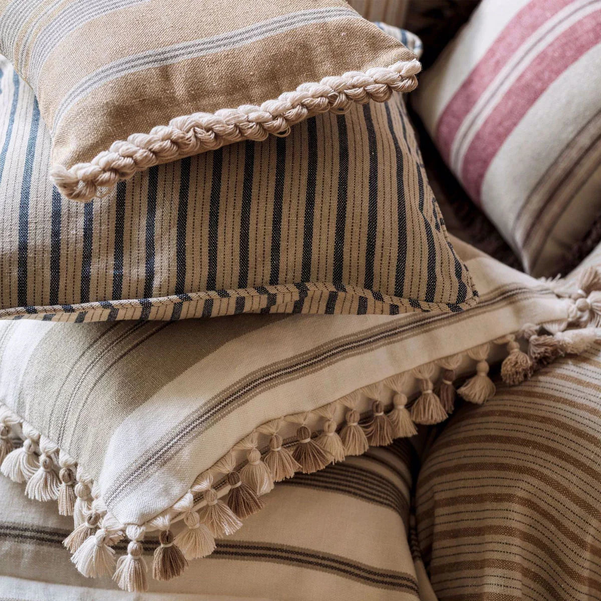 Tetbury Stripe Fabric - Sanderson