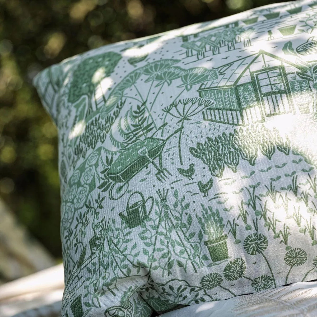 The Allotment Fennel Fabric - Sanderson