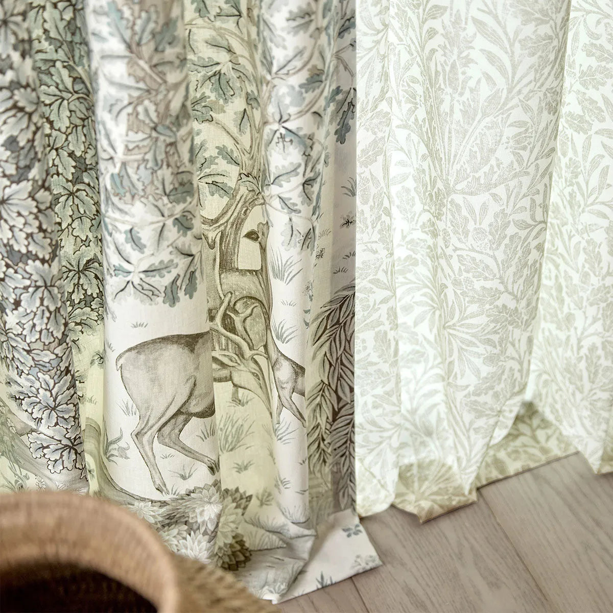 The Brook Wide Width Fabric - Morris & Co