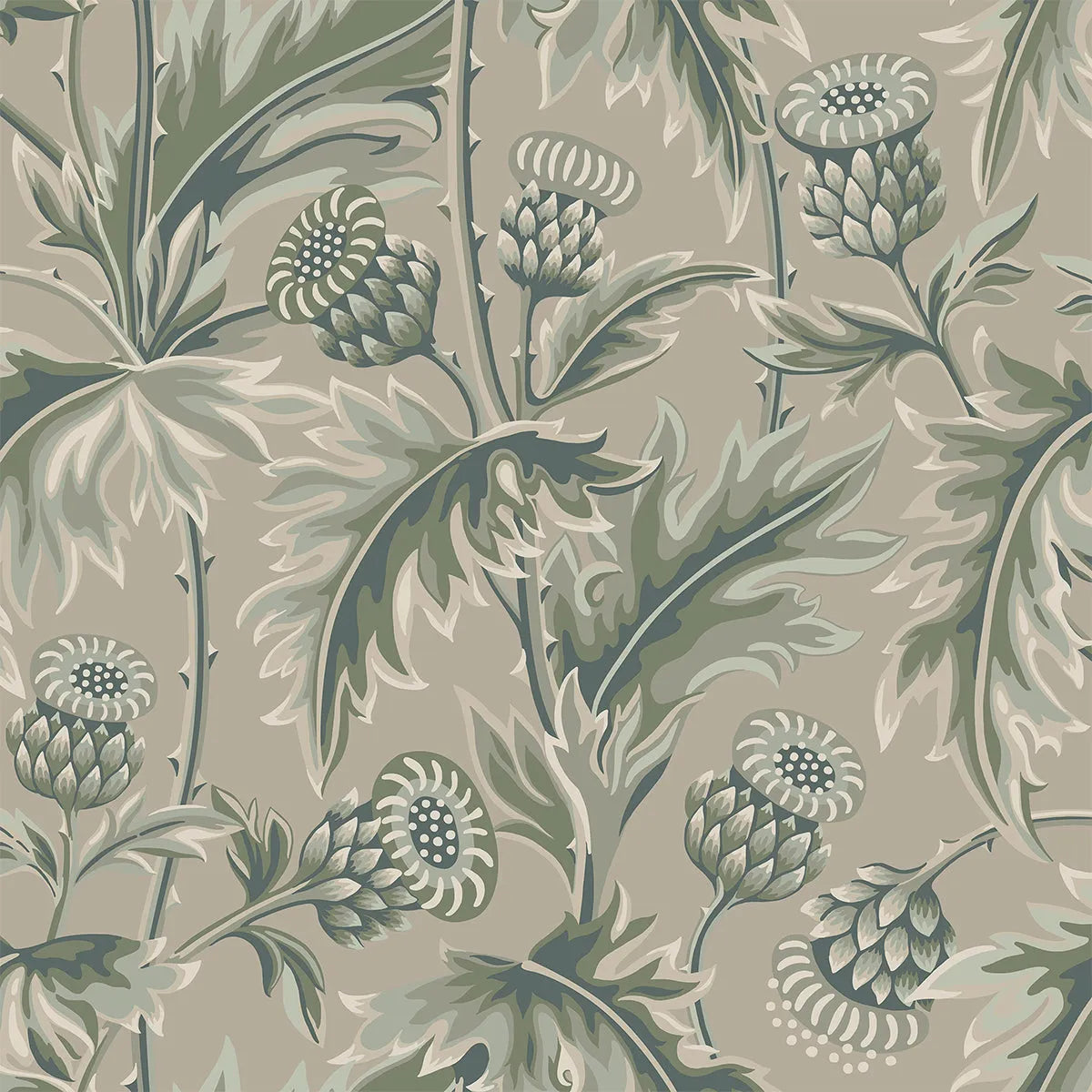 Treasured Thistle Wallpaper - Borastapeter