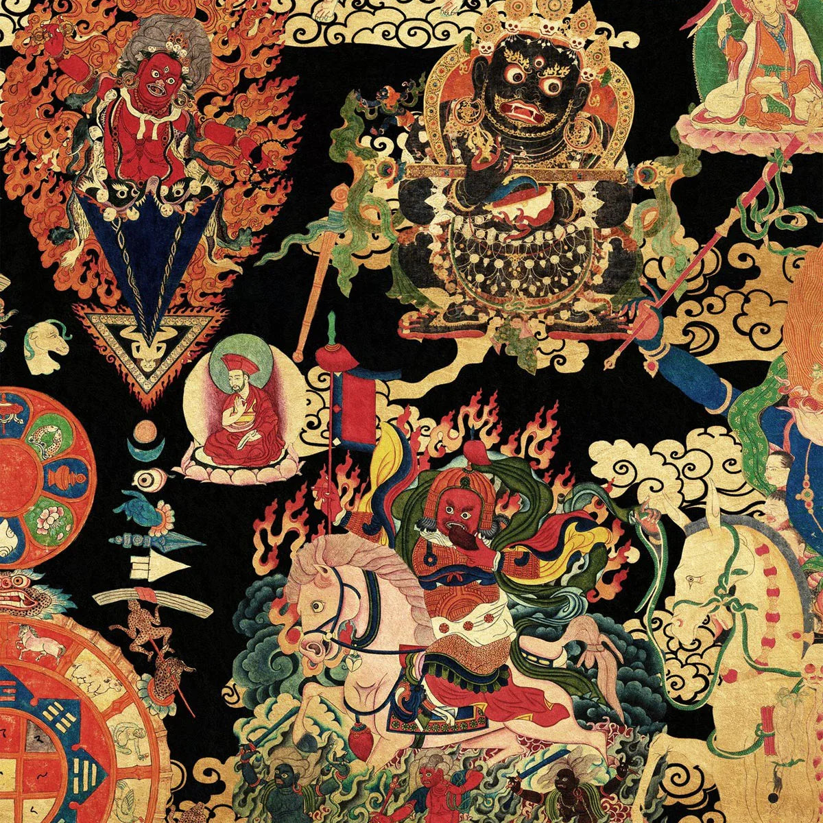 Tibetan Tapestry Metallic Edition Wallpaper - Mind The Gap