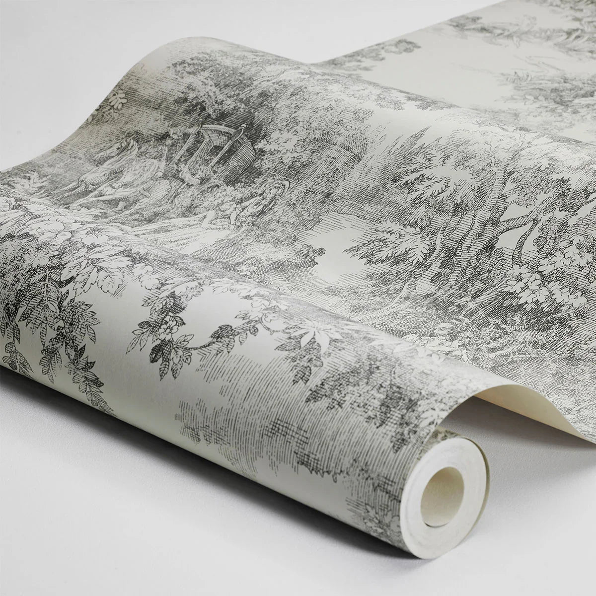 Toile de Jouy Wallpaper - Borastapeter