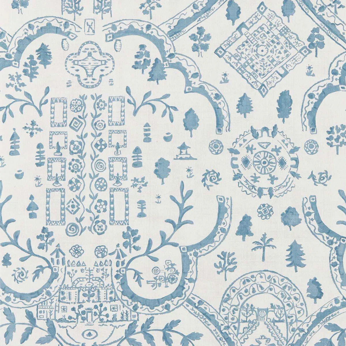 Topiary View Wallpaper - Sanderson