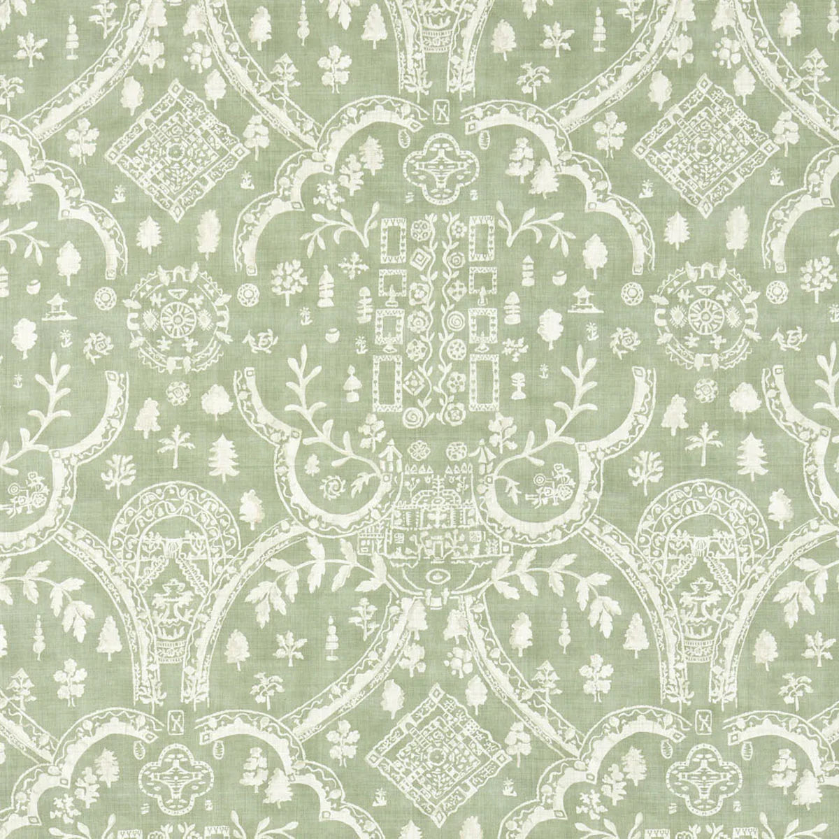 Topiary View Fabric - Sanderson