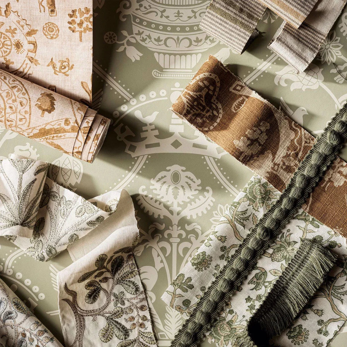 Topiary View Fabric - Sanderson