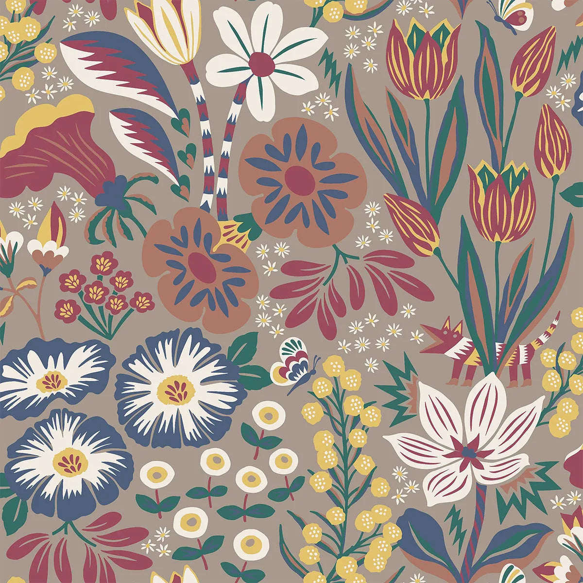 Hanna Werning Trädgården Wallpaper - Borastapeter