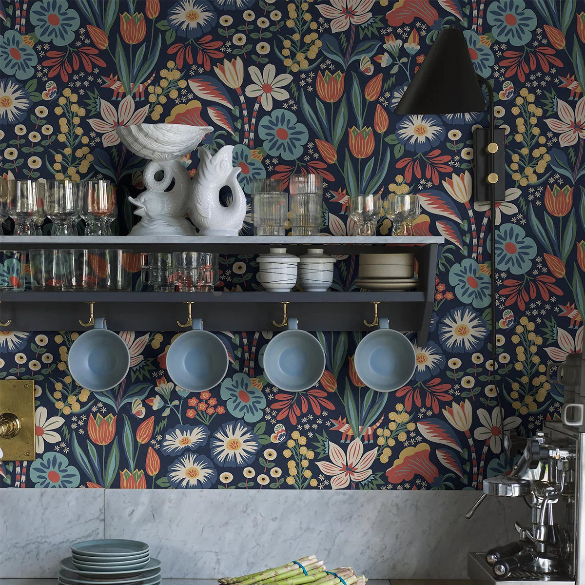 Hanna Werning Trädgården Wallpaper - Borastapeter
