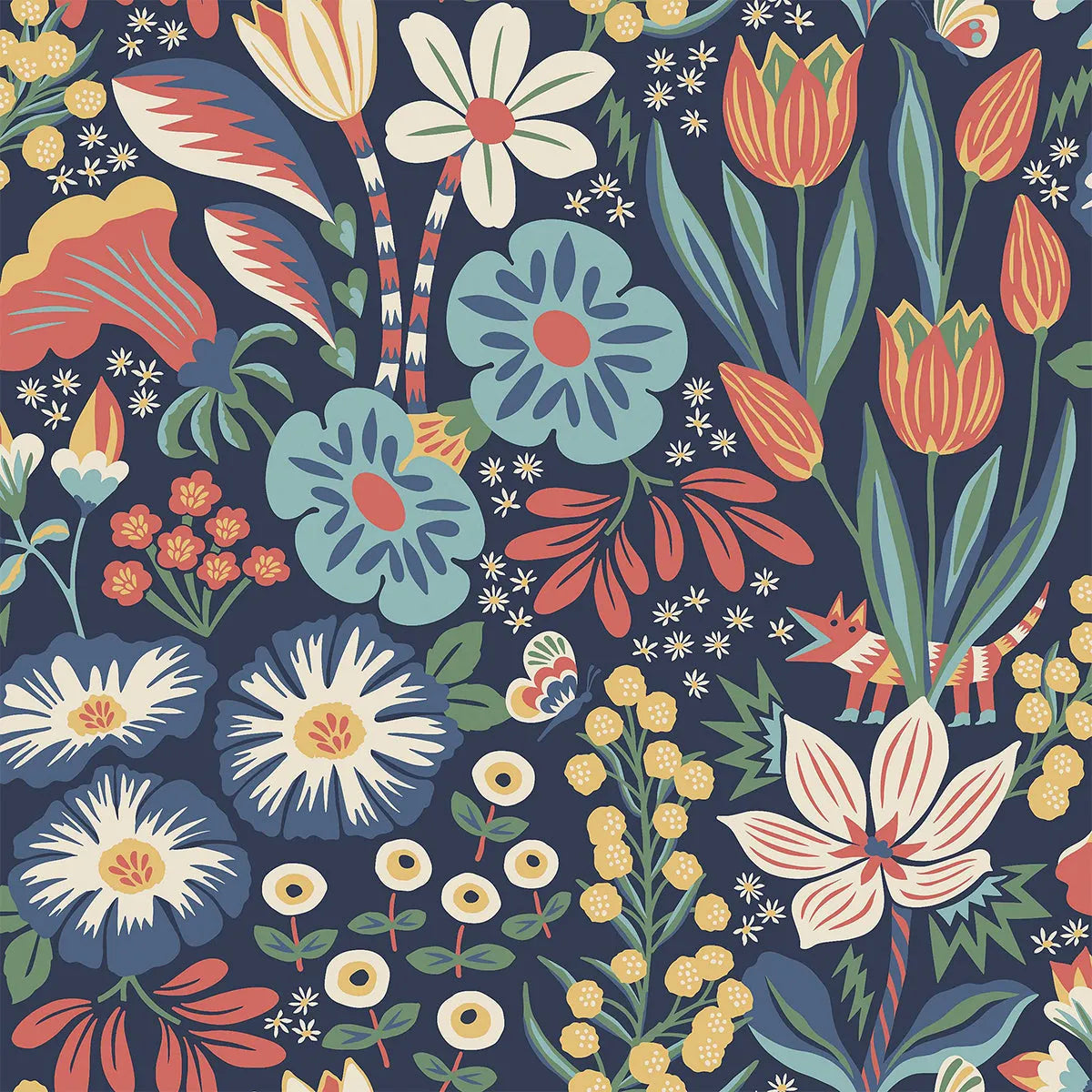 Hanna Werning Trädgården Wallpaper - Borastapeter