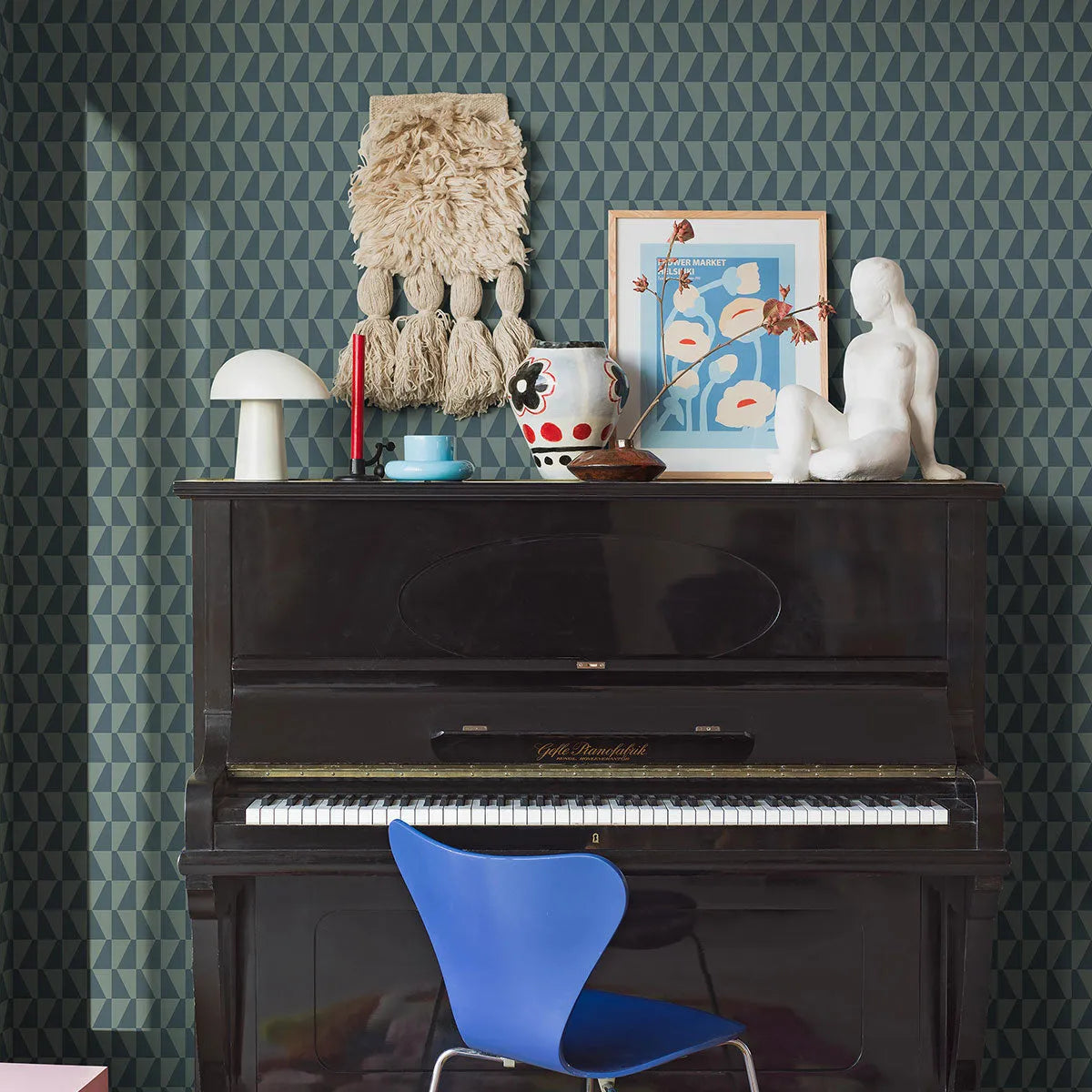 Arne Jacobsen Trapez Wallpaper - Borastapeter