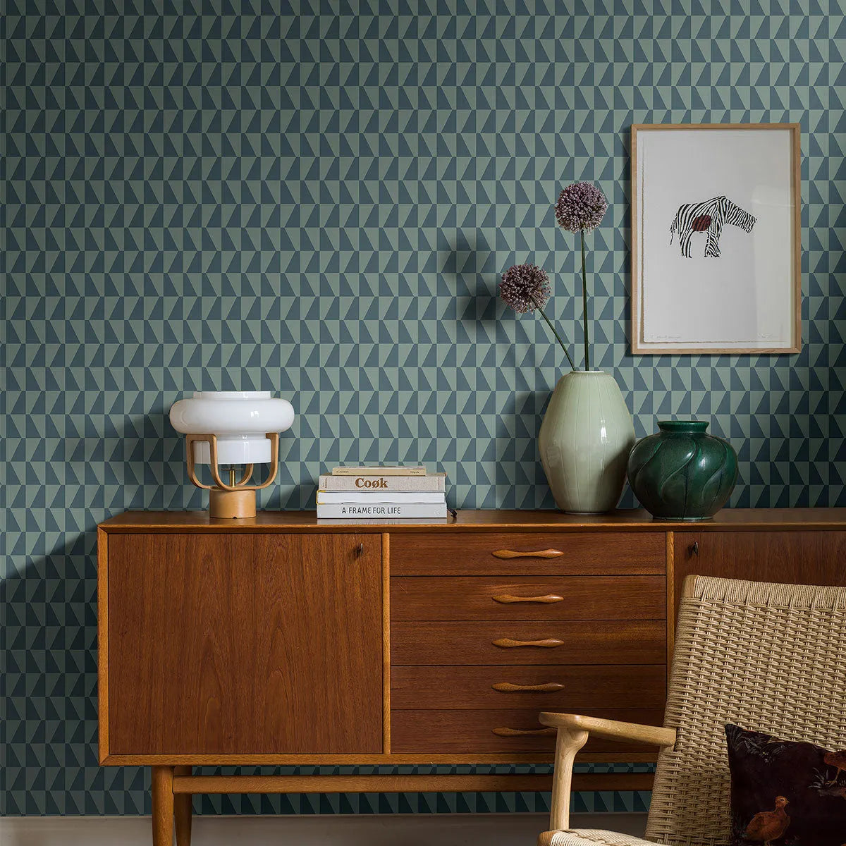 Arne Jacobsen Trapez Wallpaper - Borastapeter