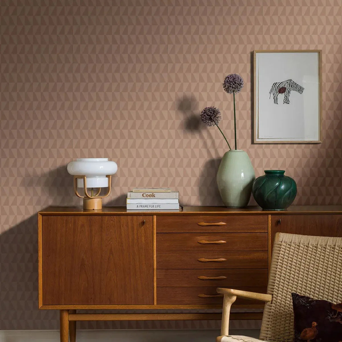 Arne Jacobsen Trapez Wallpaper - Borastapeter