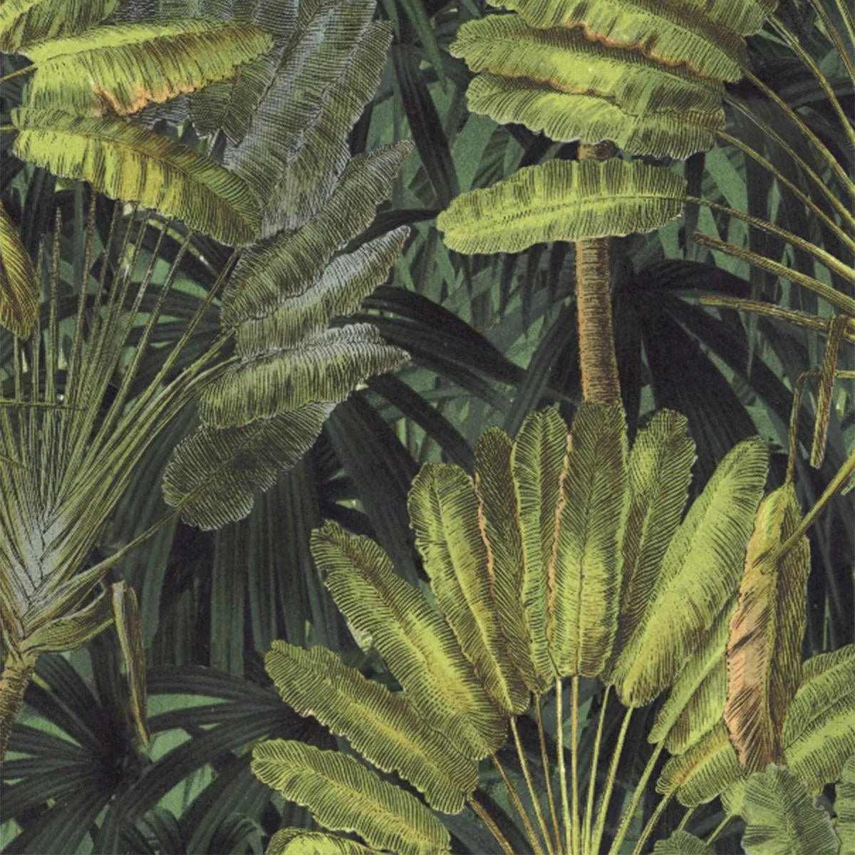 Traveller's Palm Fabric - Mind The Gap