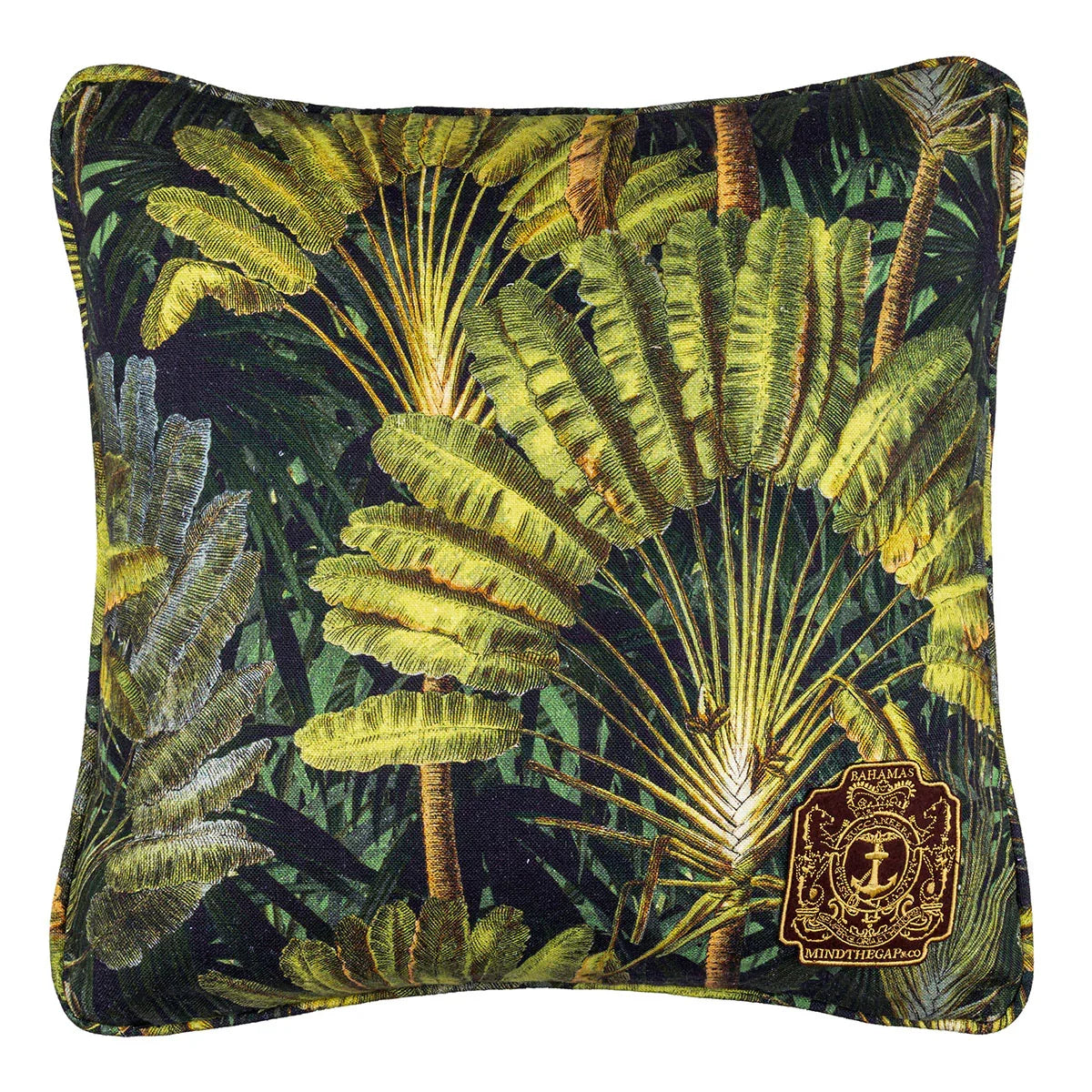 Traveller's Palm Cushion - Mind The Gap