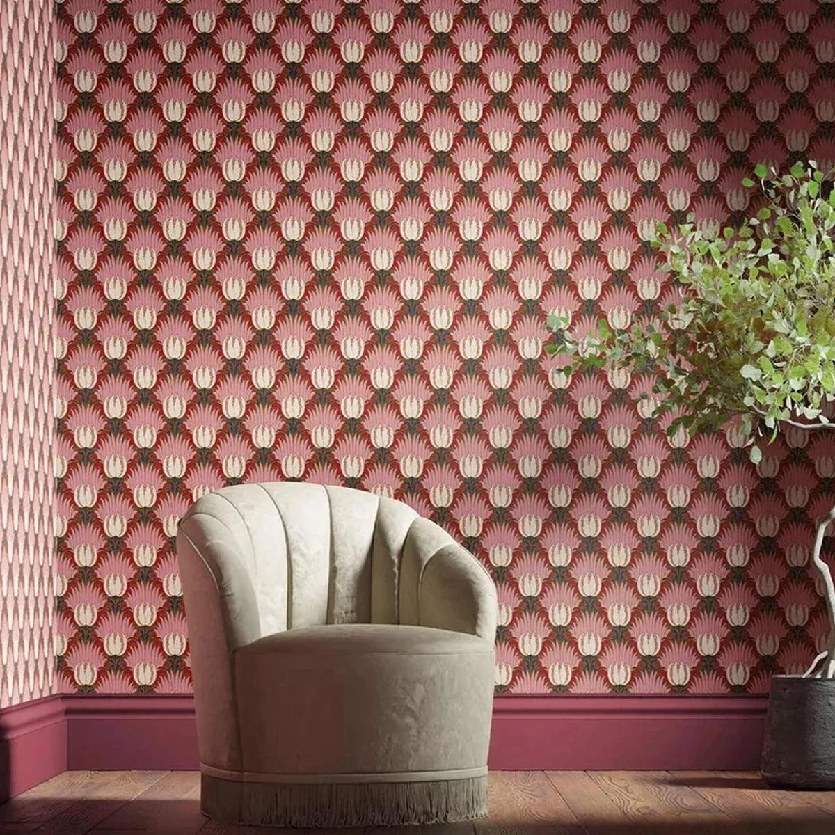 Tulip and Bird Wallpaper - Morris & Co