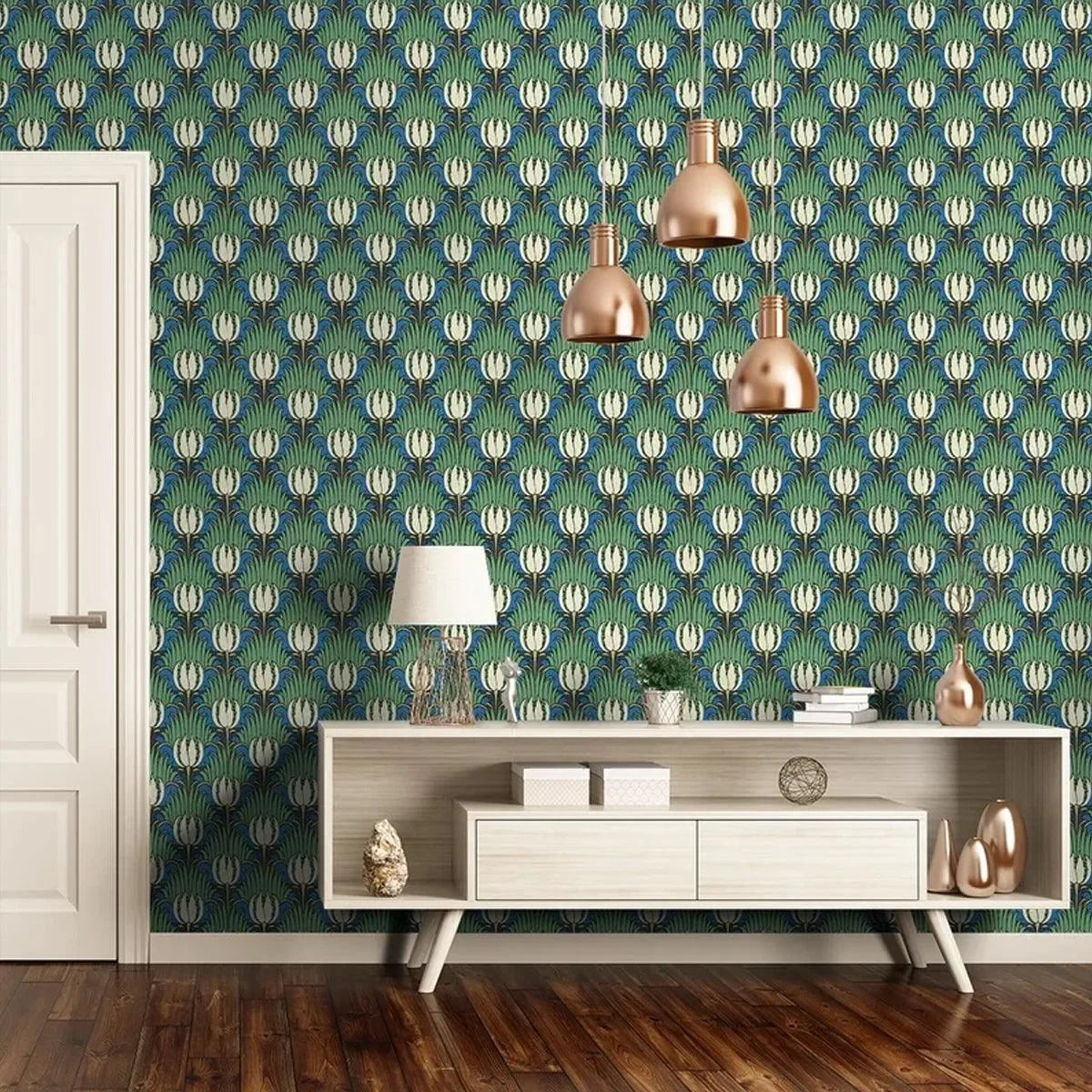Tulip and Bird Wallpaper - Morris & Co