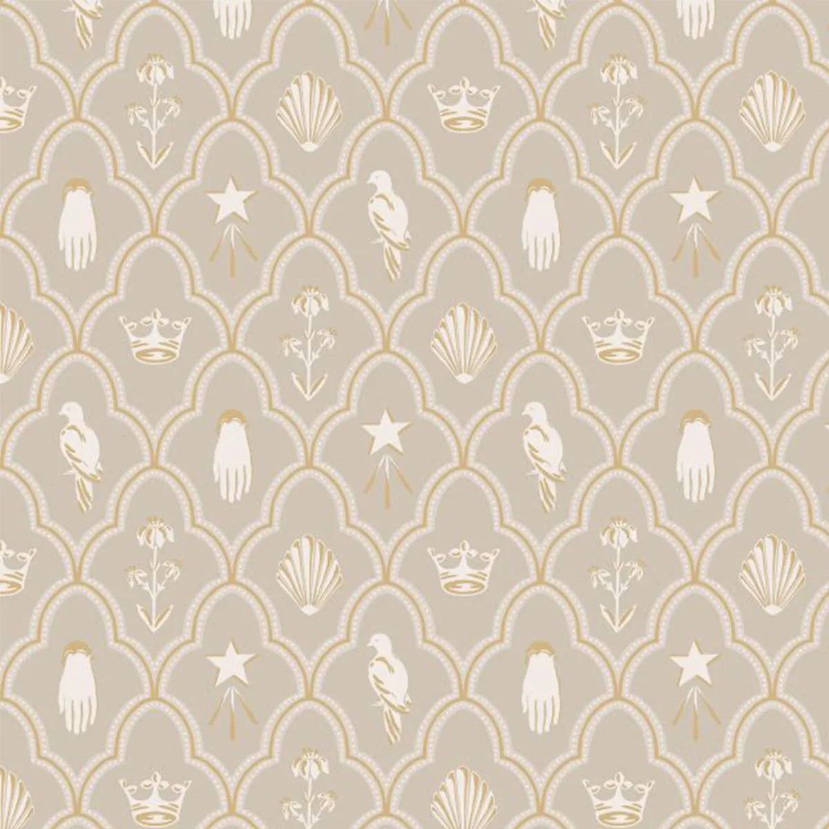 Turtledove Barn Wallpaper - Sandberg