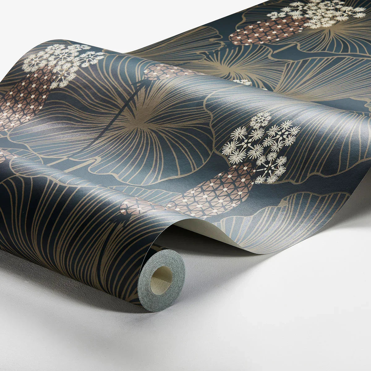 Umbrella Leaves Wallpaper - Borastapeter
