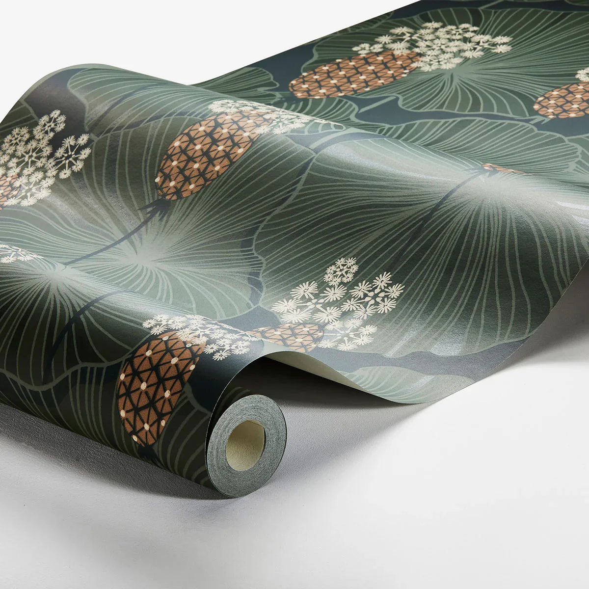 Umbrella Leaves Wallpaper - Borastapeter