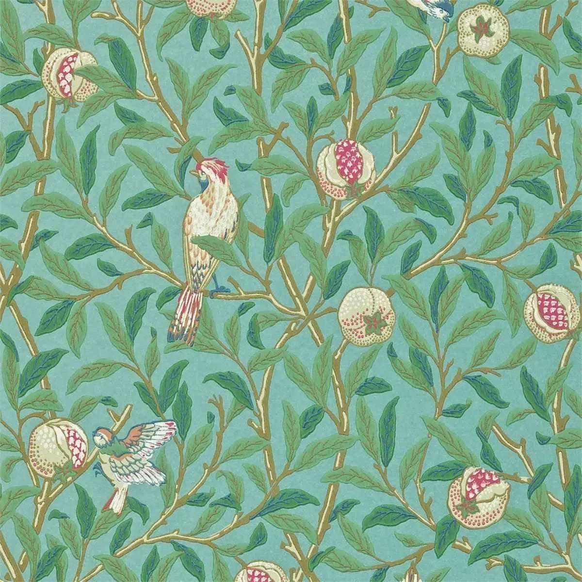 Bird & Pomegranate Wallpaper - Morris & Co