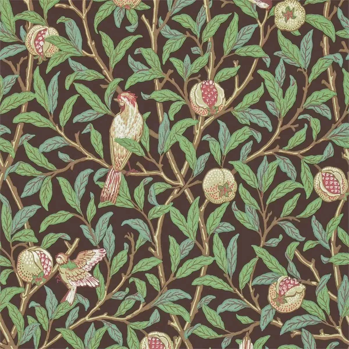 Bird & Pomegranate Wallpaper - Morris & Co