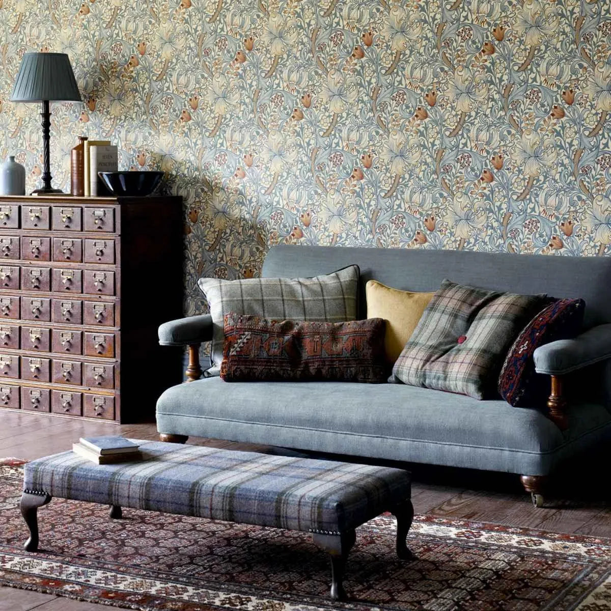 Golden Lily Wallpaper - Morris & Co