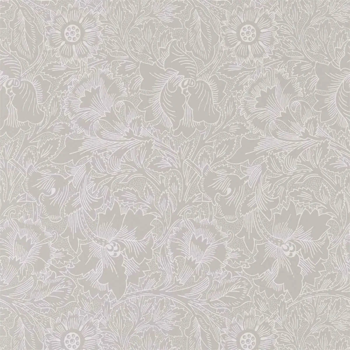 Pure Poppy Wallpaper - Morris & Co