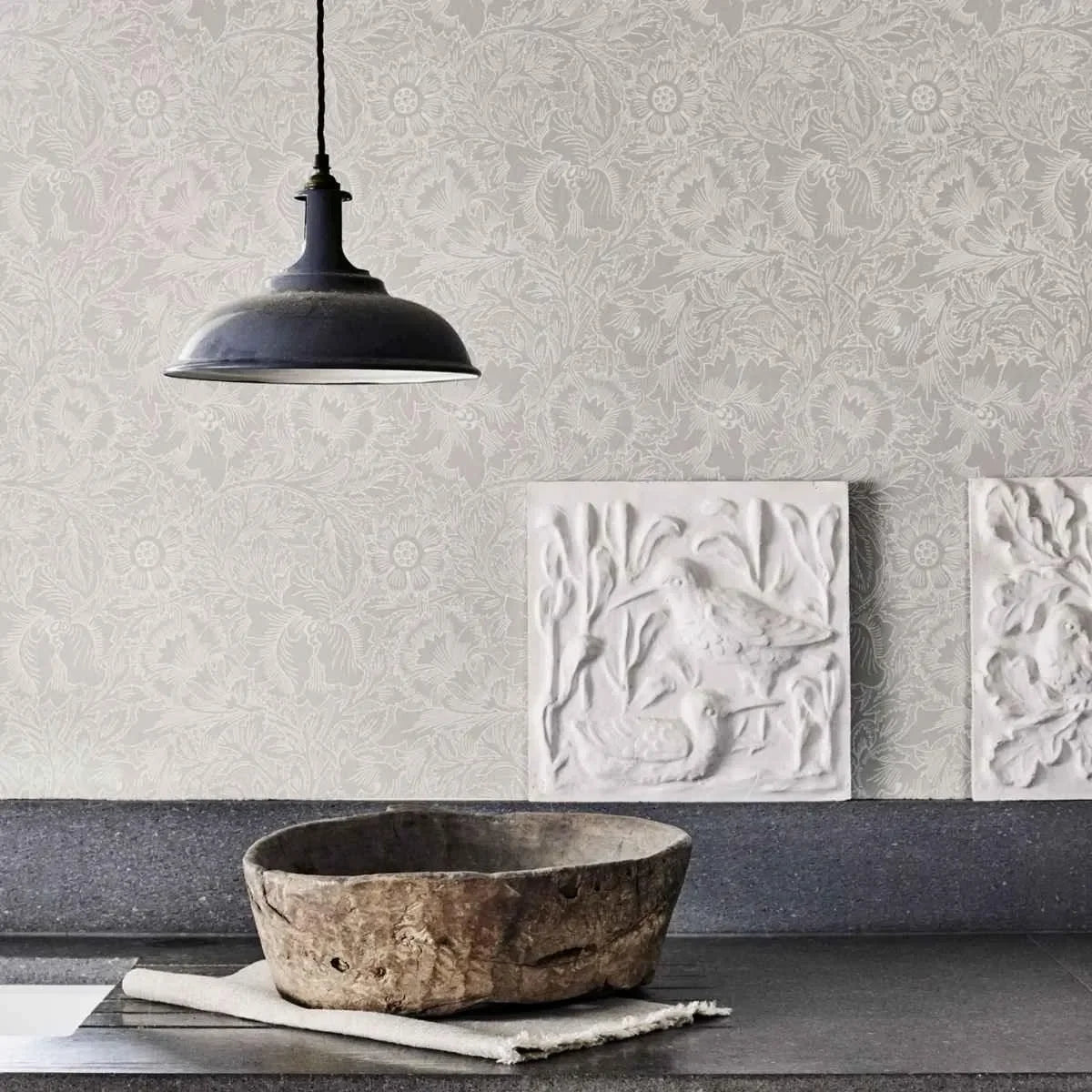 Pure Poppy Wallpaper - Morris & Co
