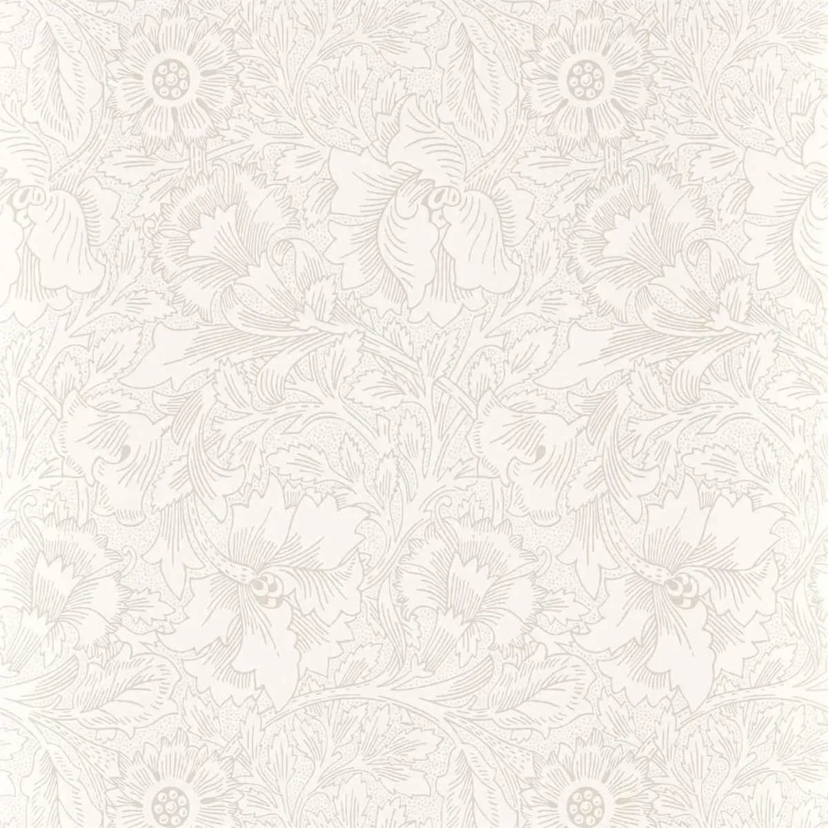 Pure Poppy Wallpaper - Morris & Co