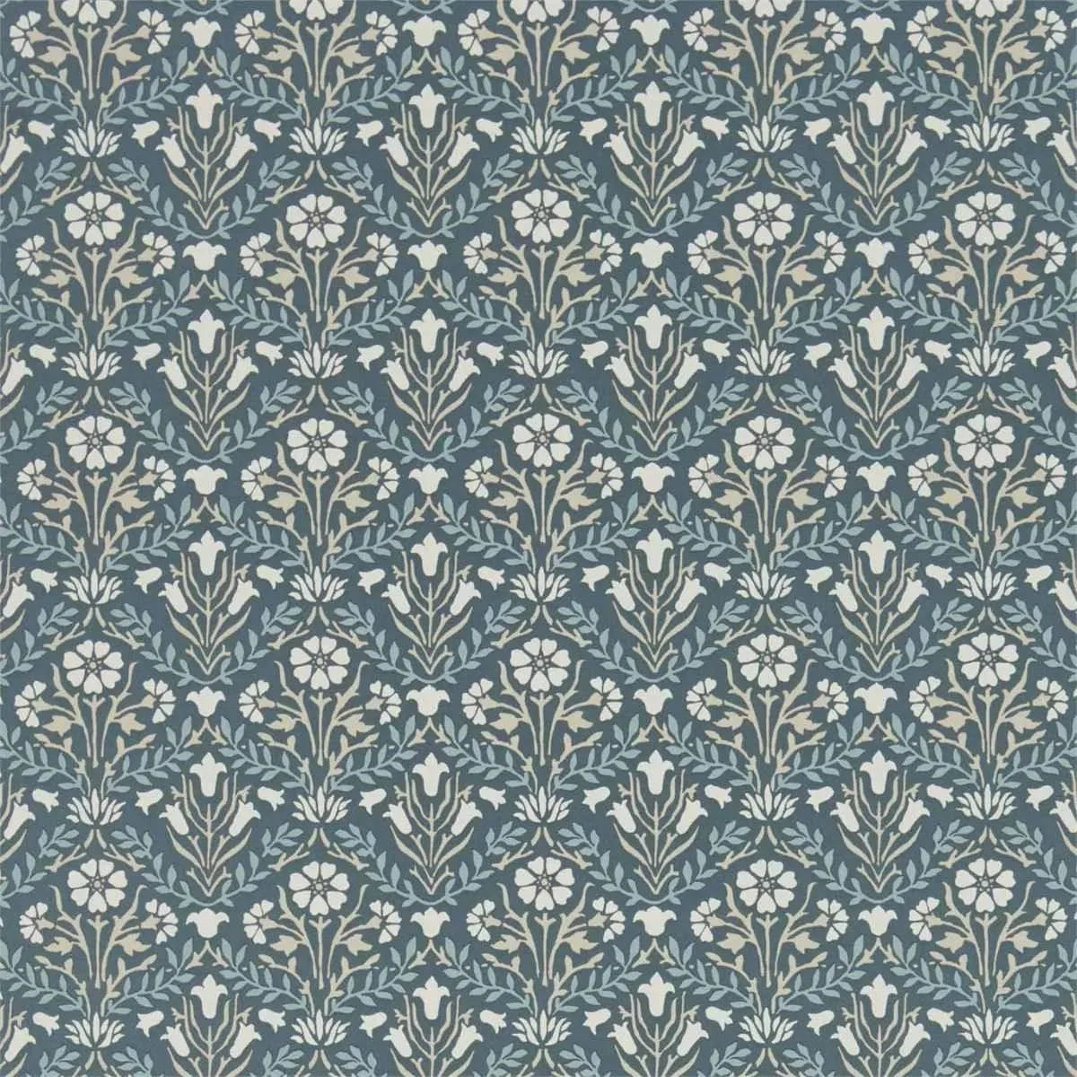 Morris Bellflowers Wallpaper - Morris & Co