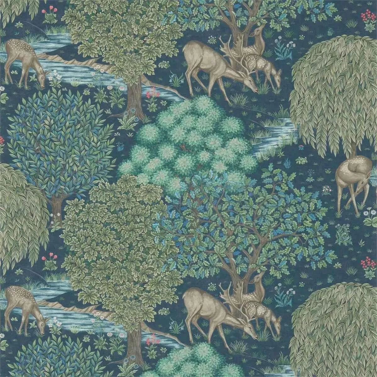 The Brook Wallpaper - Morris & Co