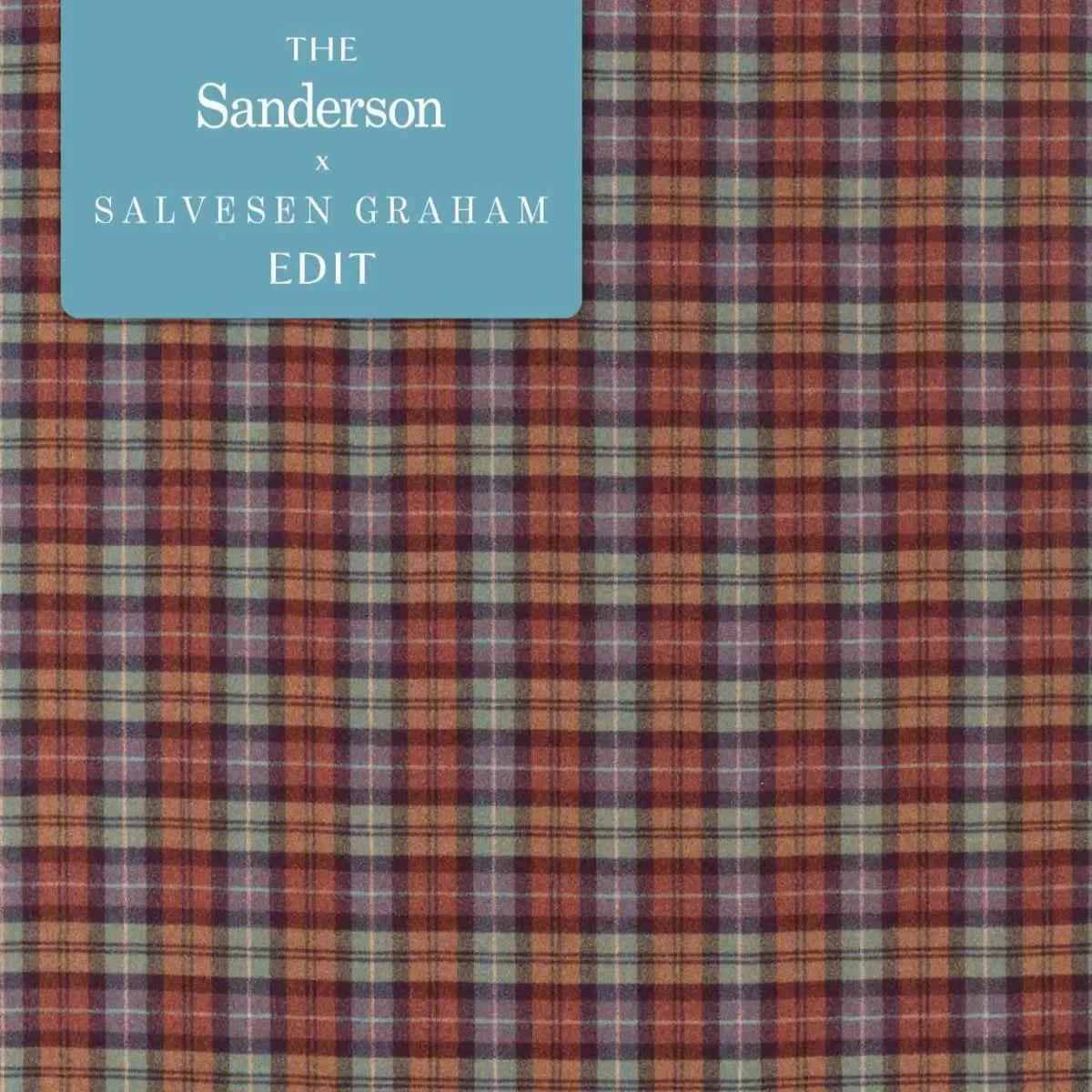 Fenton Check Fabric - Sanderson