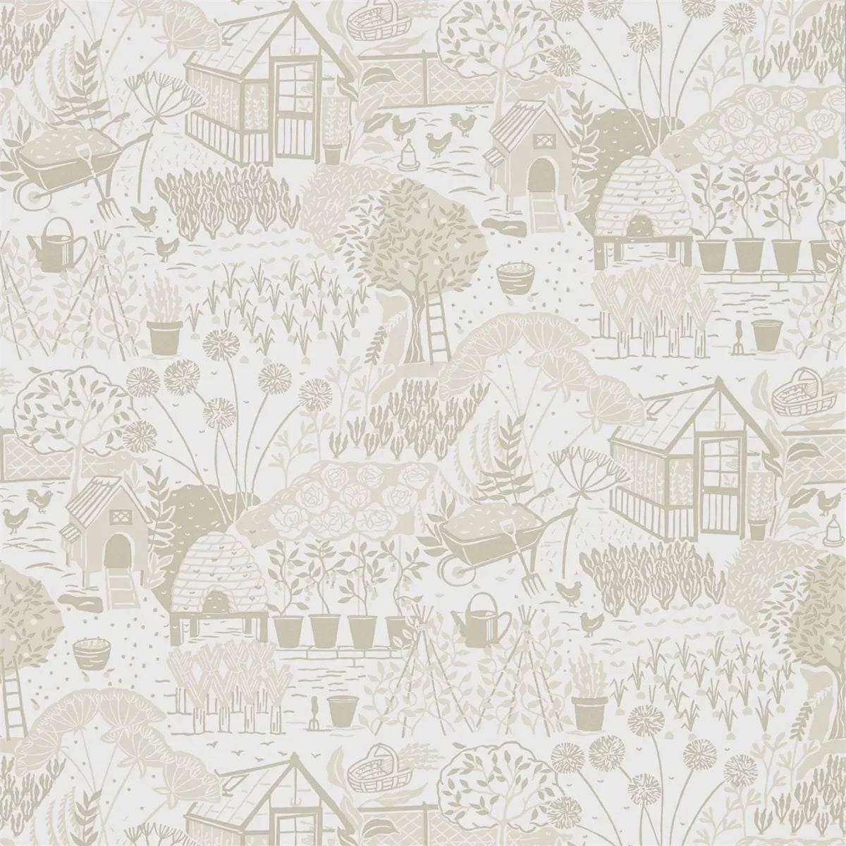 The Allotment Wallpaper - Sanderson