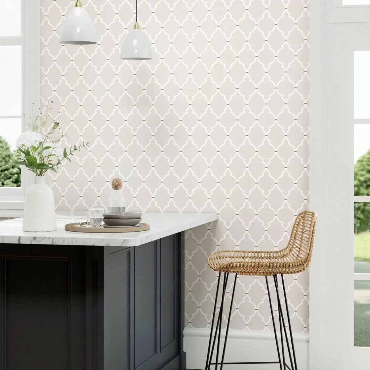 Empire Trellis Wallpaper - Sanderson