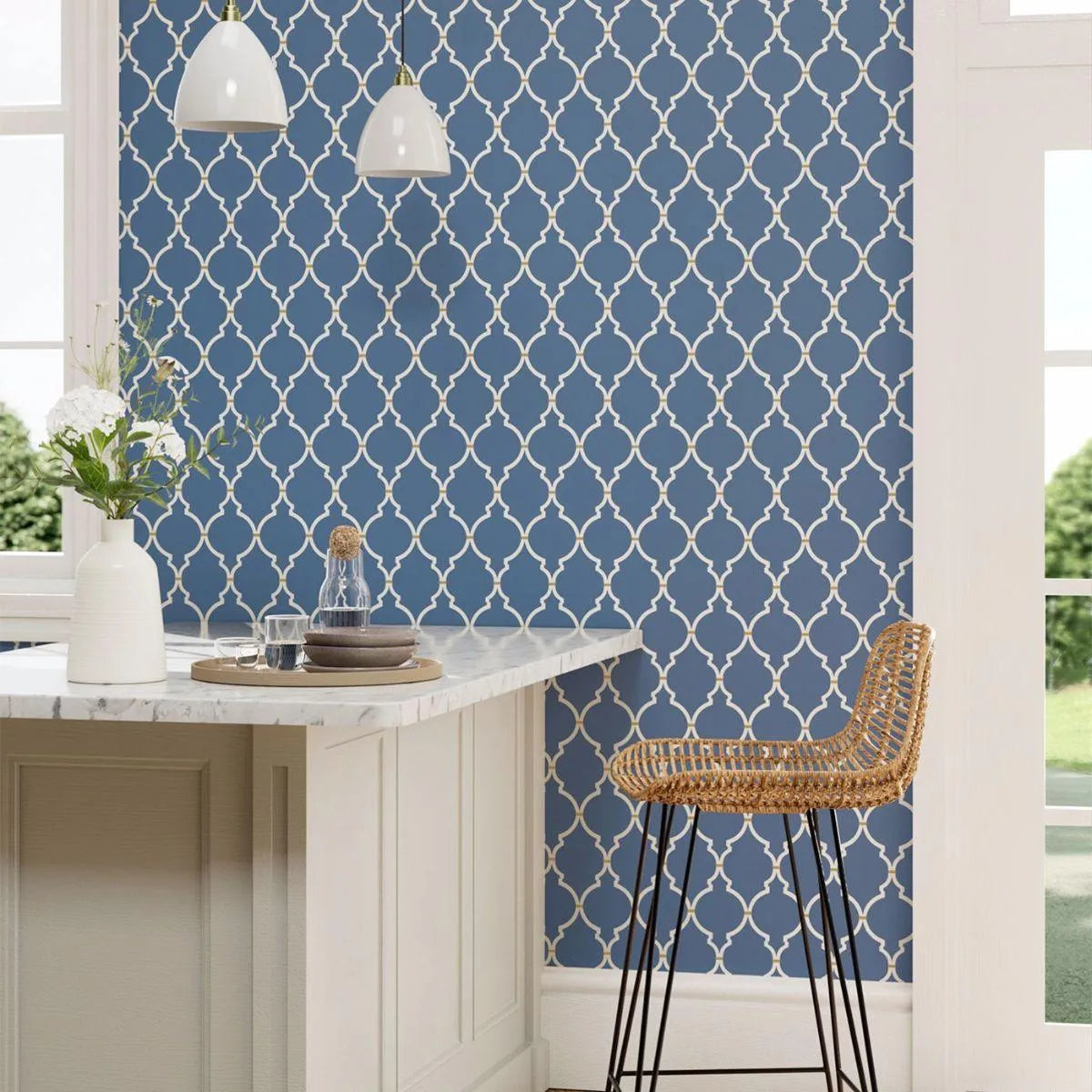 Empire Trellis Wallpaper - Sanderson