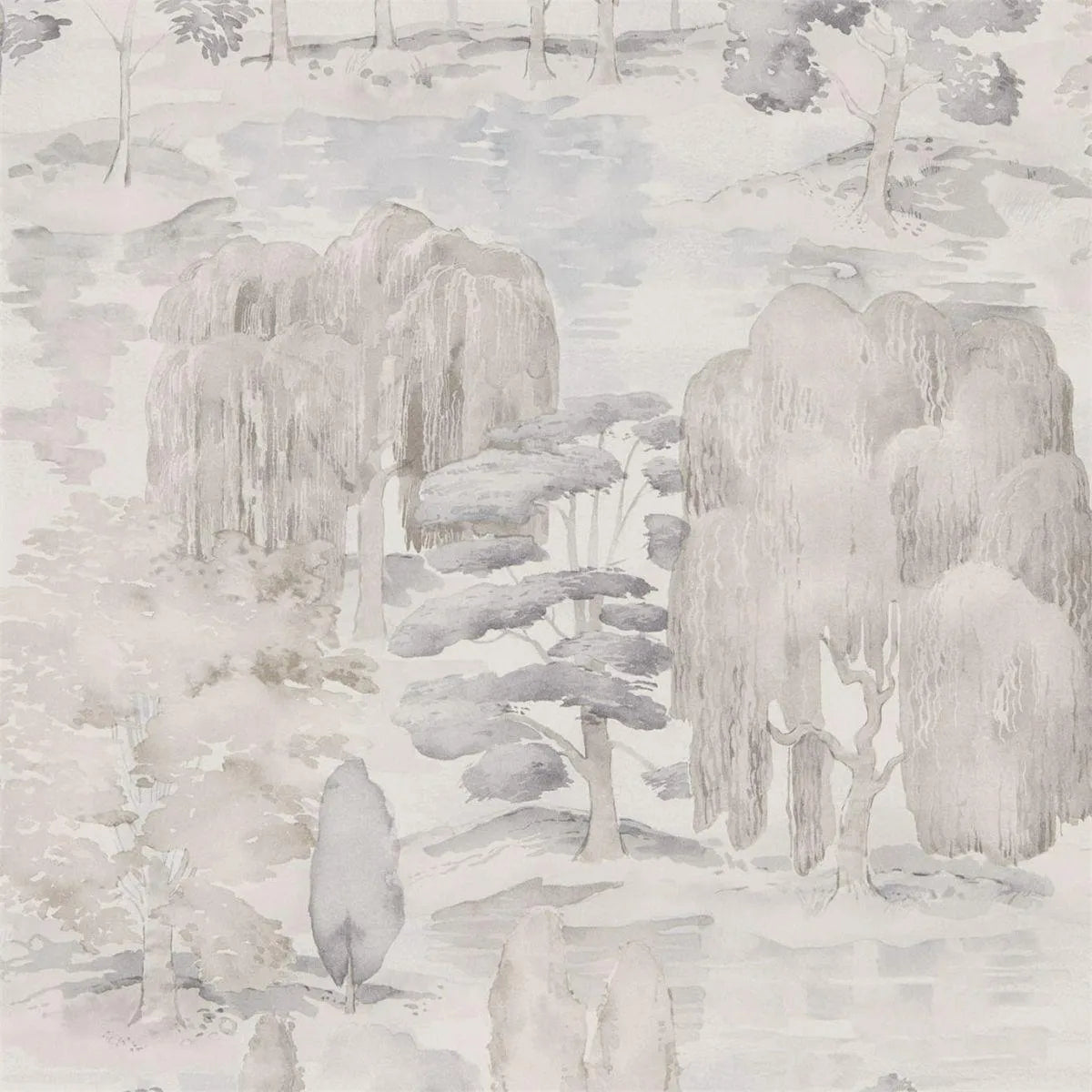 Waterperry Wallpaper by Sanderson, close-up detail