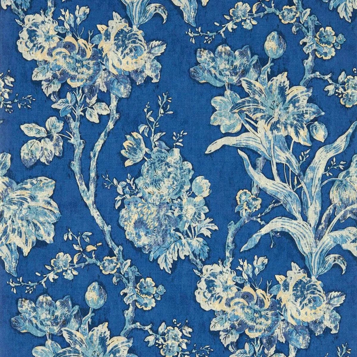 Fringed Tulip Toile Wallpaper - Sanderson x Giles Deacon