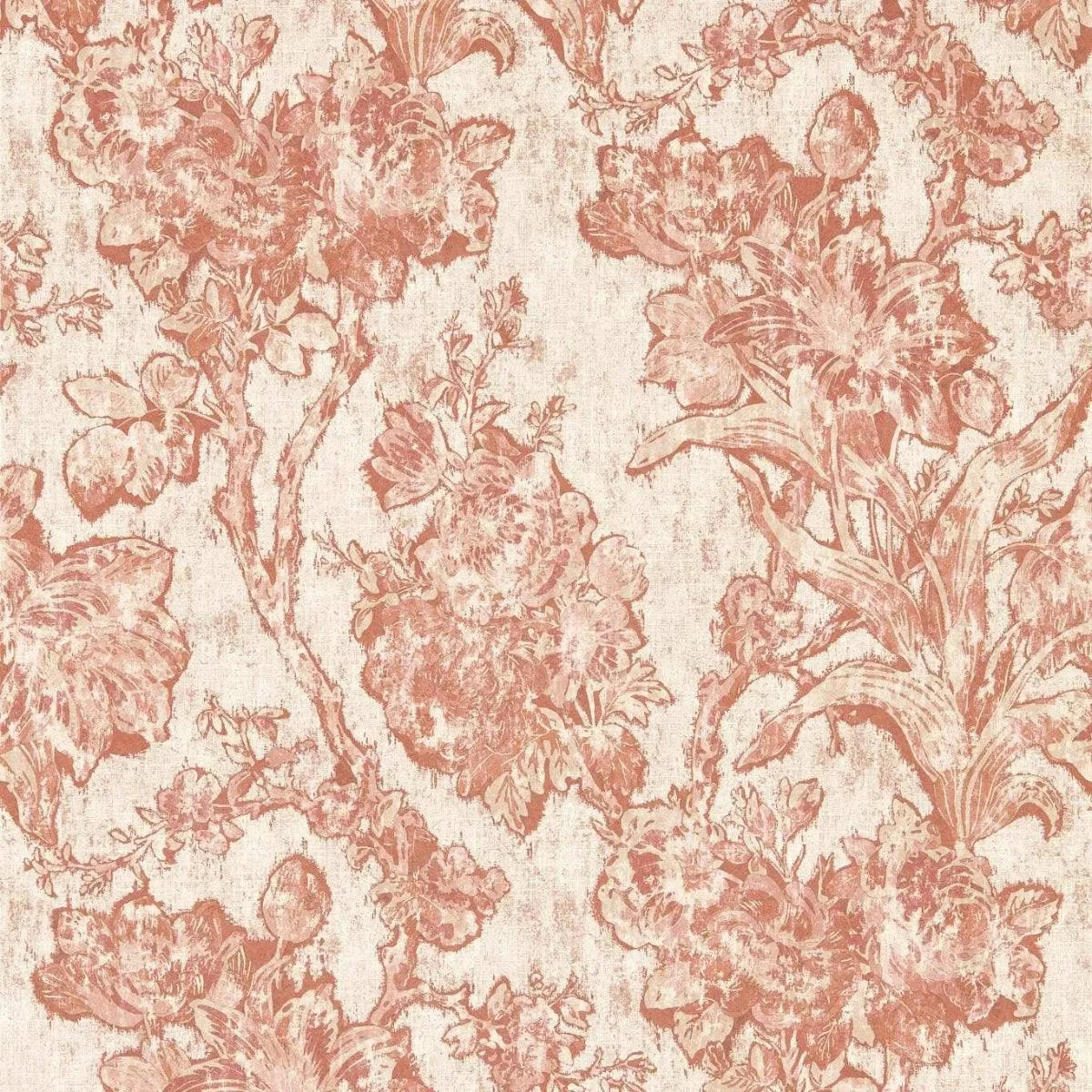 Fringed Tulip Toile Wallpaper - Sanderson x Giles Deacon